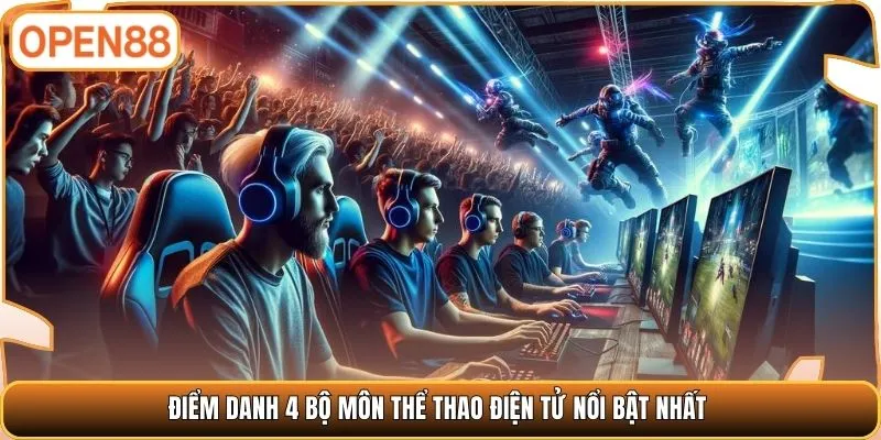 Điểm danh 4 bộ môn thể thao điện tử nổi bật nhất